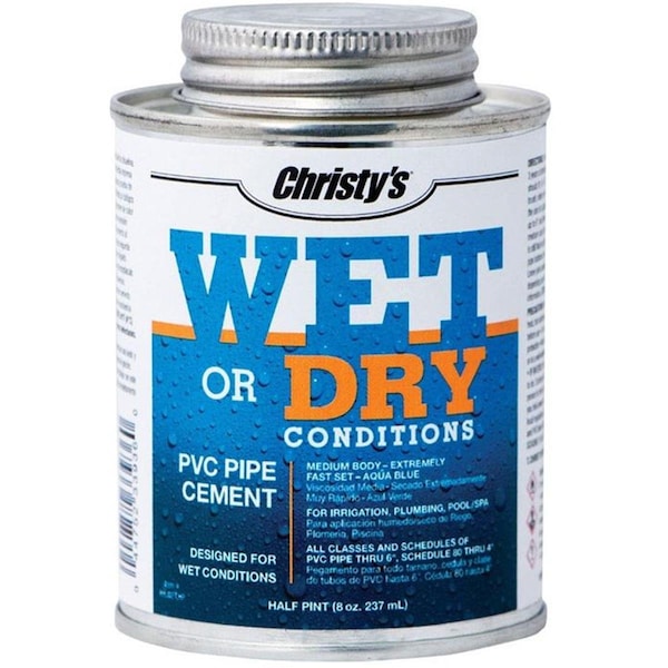 Christys 8 Oz Wet Or Dry Conditions Pvc Cement 4525283 - main